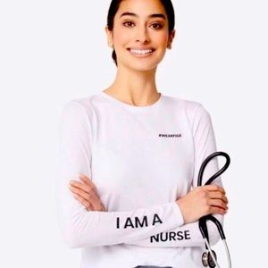 Figs under scrub super soft long sleeve